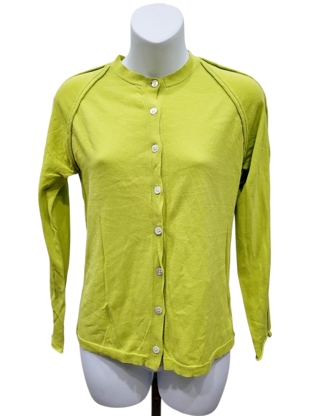 2/$20 Y2K Green Buttons Down Cardigan Sweater Top Size: M
